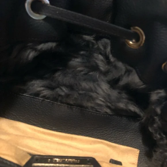 Jimmy choo suede and fur bag - Picture 5 of 9
